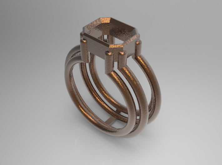 EMPTY RING - SIZE 8 3d printed 