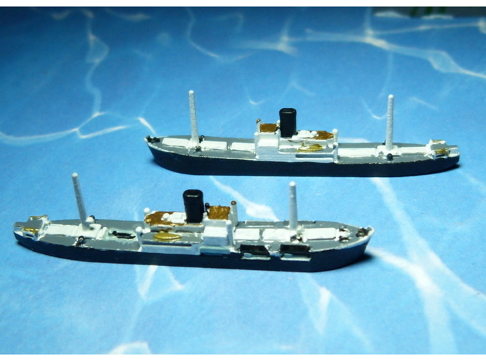 German Auxiliary Cruiser HSK Komet 1/1800 3d printed Add a caption...