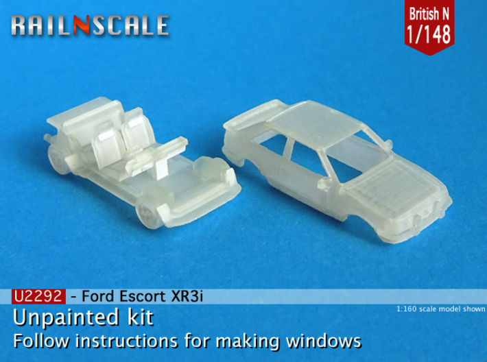 Ford Escort XR3i (British N 1:148) 3d printed 