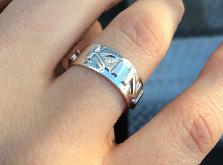 Kindness S8 3d printed Kindness ring size 8