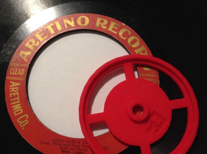 Aretino Record Spindle 3d printed 