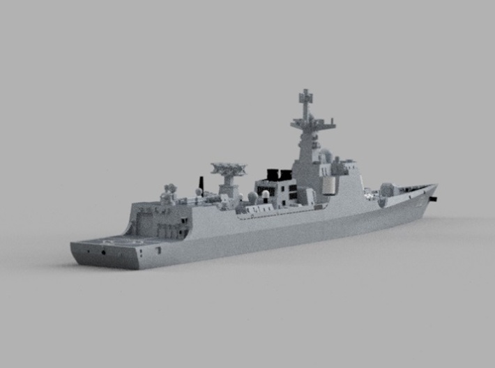 1/2000 CNS Lanzhou 3d printed Computer software render.The actual model is not full color. 