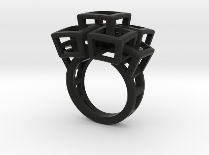 Kubusring-2 / Cubesring-2 layers 3d printed