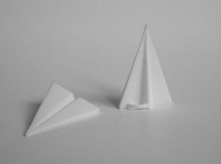 Paper plane pendant 3d printed Planes
