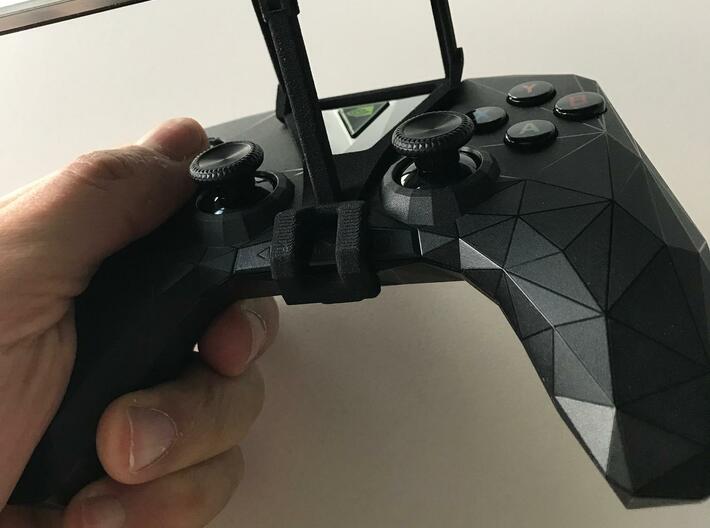 Controller mount for Shield 2017 & BLU Energy XL - 3d printed SHIELD 2017 - Over the top - mid view