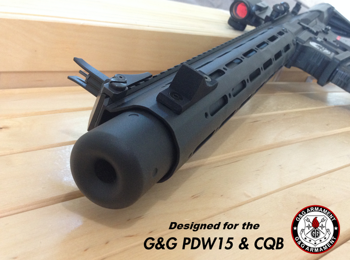 G&amp;G PDW15 and CQB - Tactical Thumbstop 3d printed