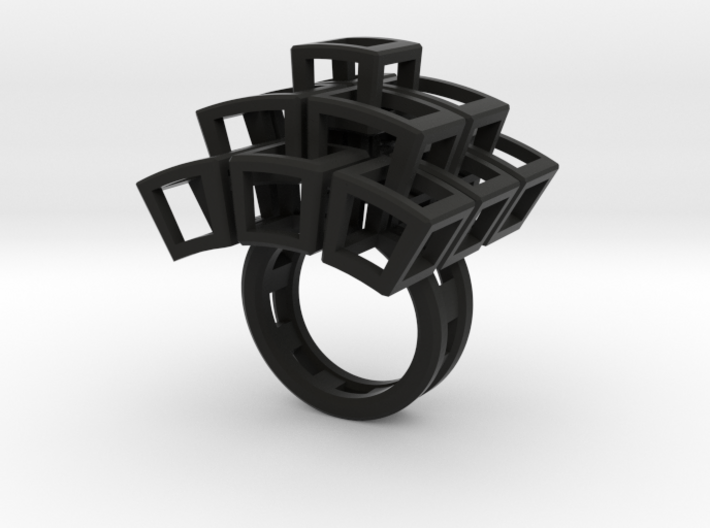 Kubusring-3 / Cubesring-3 layers 3d printed 