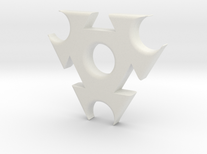 Triangle Fidget Spinner 3d printed
