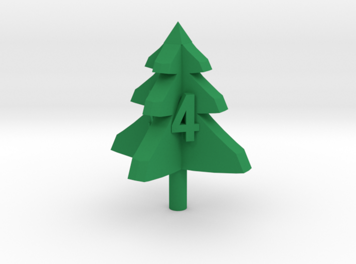 trimmed tree d4 3d printed 