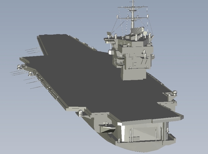 1/1800 scale USS Enterprise CV-65 aircraft carrier 3d printed 