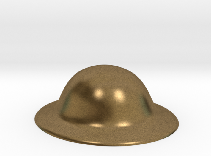 Army Brodie Helmet WW1 WW2 1:6 scale 3d printed