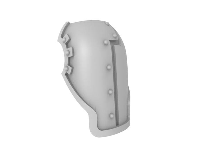 Robot Knight - Face Plate 3d printed 