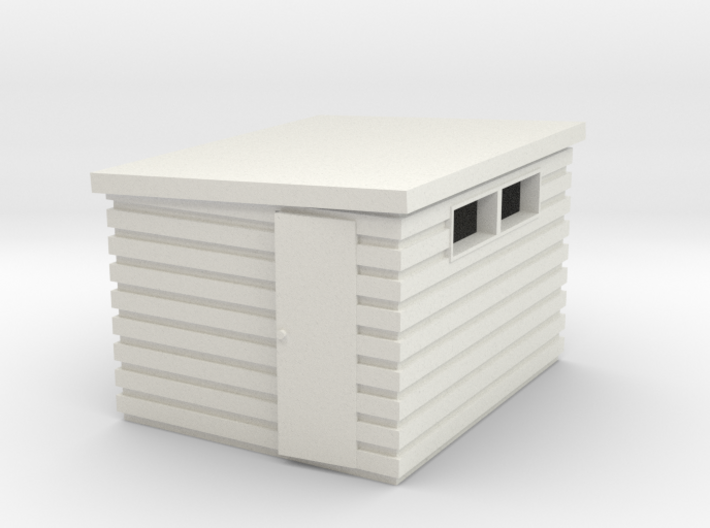 Garden Shed (Pent Roof) 3d printed