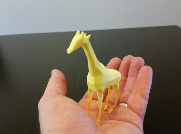 Origami Giraffe  3d printed 