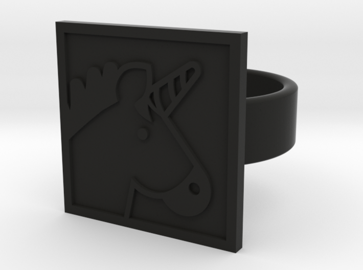 Unicorn Ring 3d printed