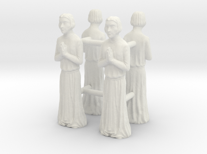 Medieval Saint statues x4 3d printed