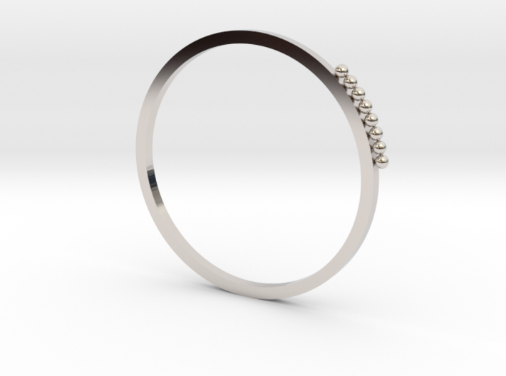 Minimalist Stackable Ring 3d printed
