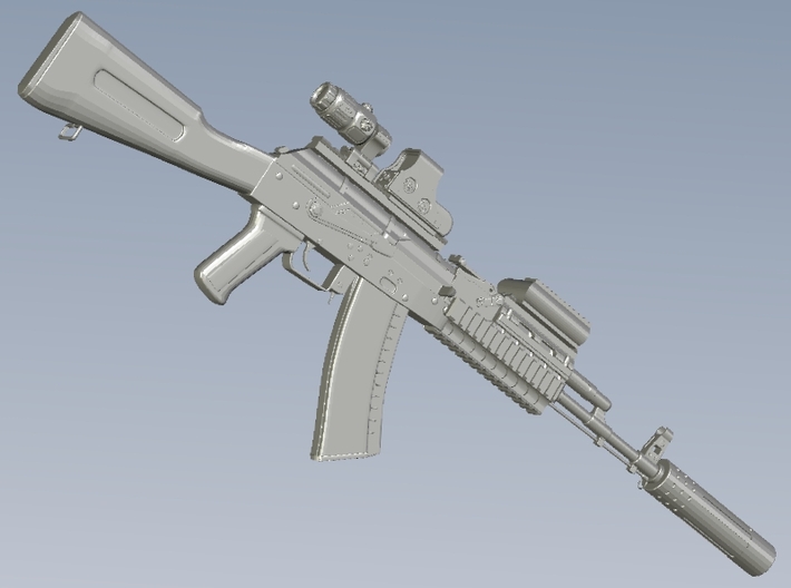 1/48 scale Avtomat Kalashnikova AK-74 rifles x 5 3d printed 