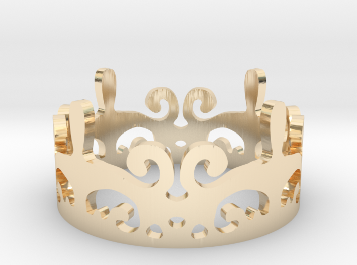 the CROWN ring 3d printed
