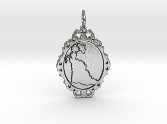 Victorian Cameo / Valentine's gift 3d printed