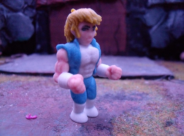 Double Dragon Billy-Lee. Full color minifigure. 3d printed