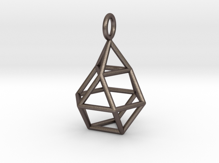 Pendant_Cuboctahedron-Droplet 3d printed