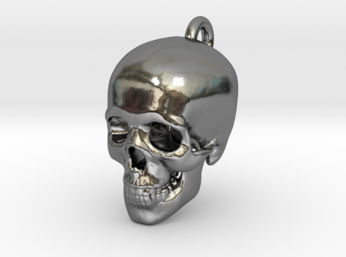Skull Pendant 3d printed
