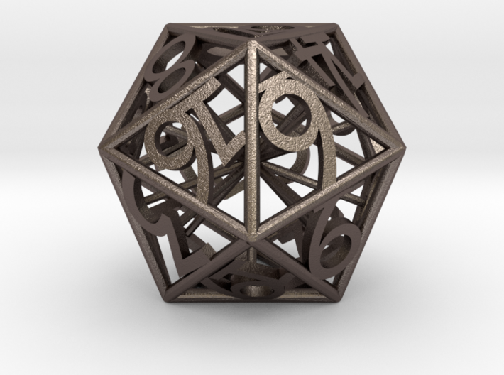 D20 Balanced - Numbers Only 3d printed 