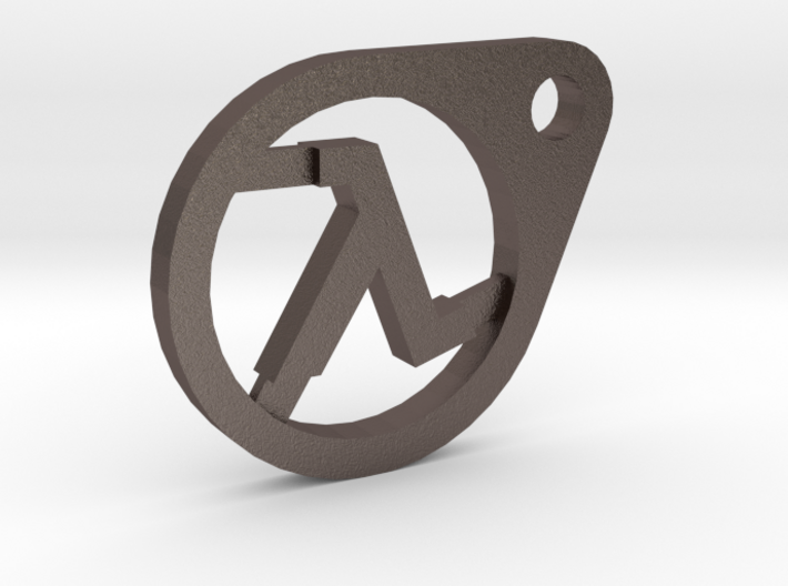 Half-Life Lambda Keychain 3d printed