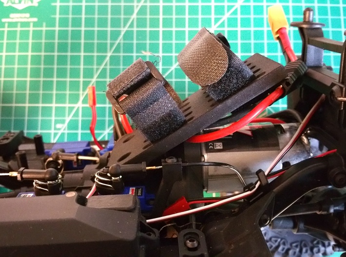 For Traxxas TRX-4, Front Angled Battery Tray 3d printed