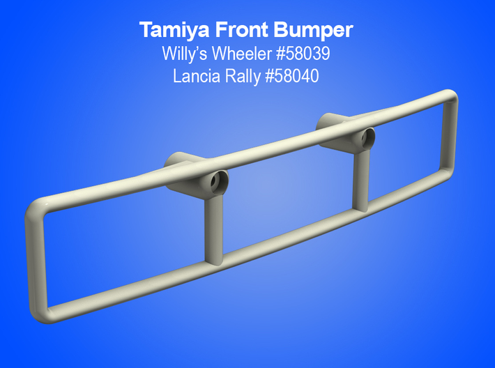 Tamiya RC Front Bumper for Vintage Willy's Wheeler 3d printed 