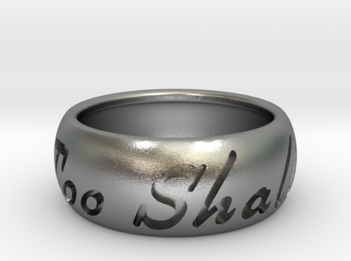 This Too Shall Pass ring size 10 3d printed