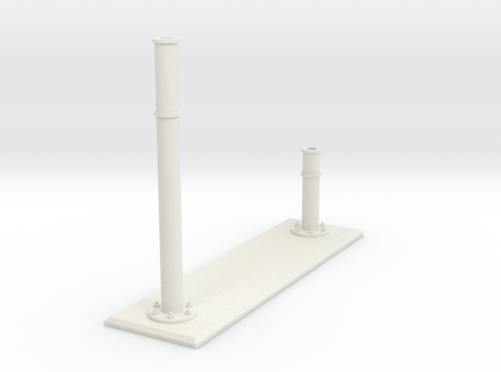 Base Supports for rail 1 3d printed