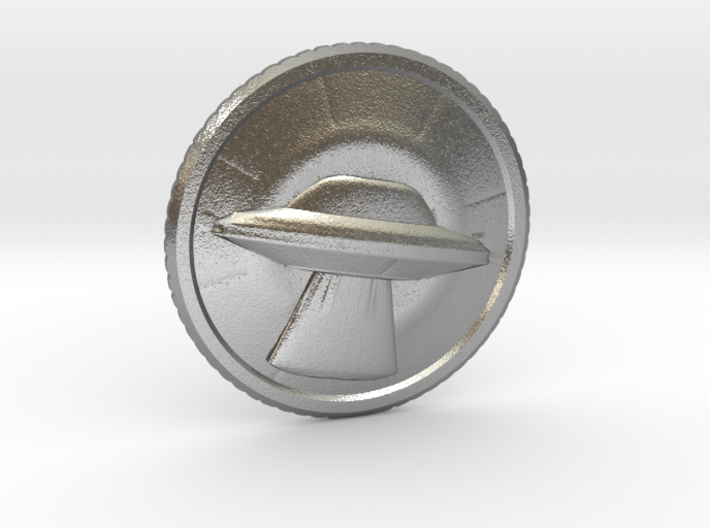 Invasion coin (1.4&quot;) 3d printed