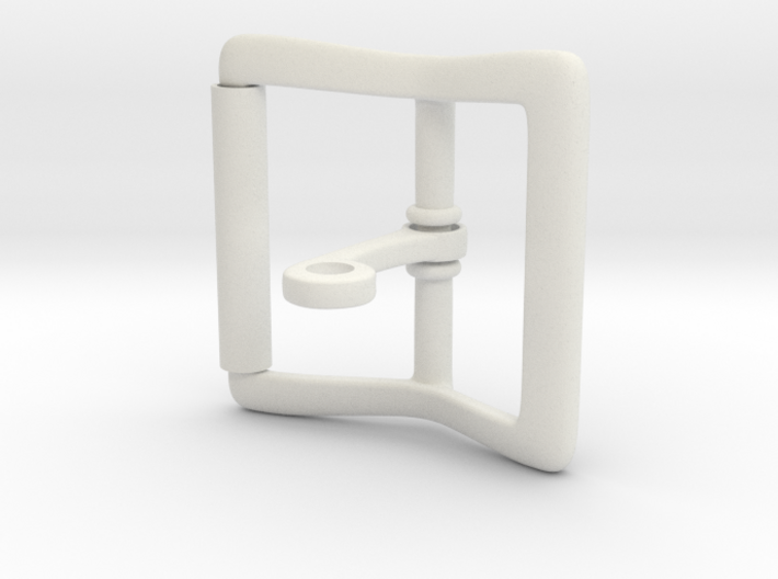Locking Tongue Roller Buckle (4cm) 3d printed