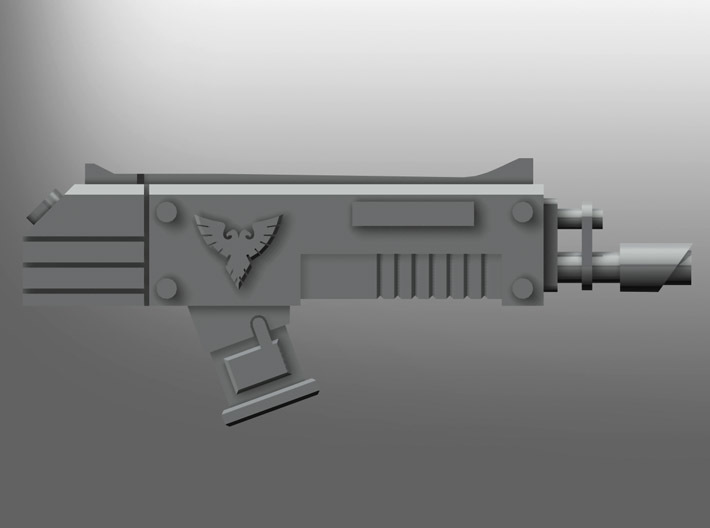 Espada-pattern Lasergun 3d printed