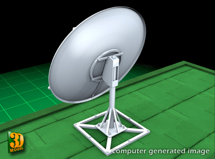 Satellite dish (60mm) 3d printed Satelliet Dish 60 mm