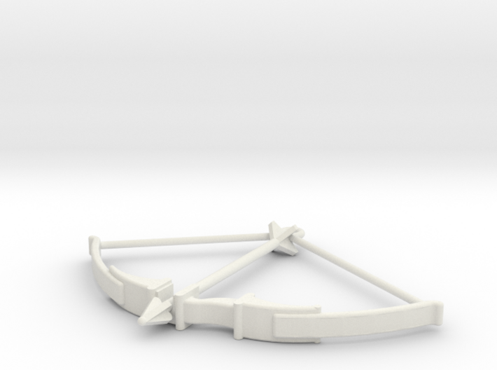Recurve Bow Pendant 3d printed