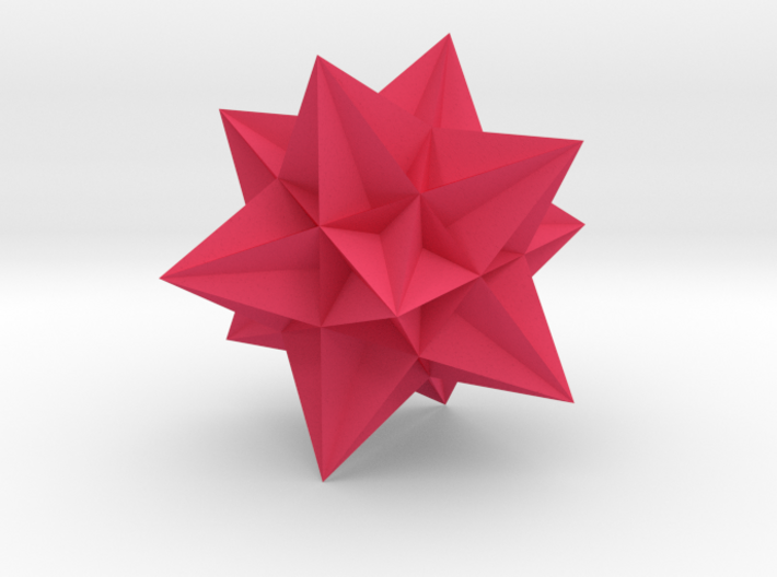Great Icosahedron 3d printed