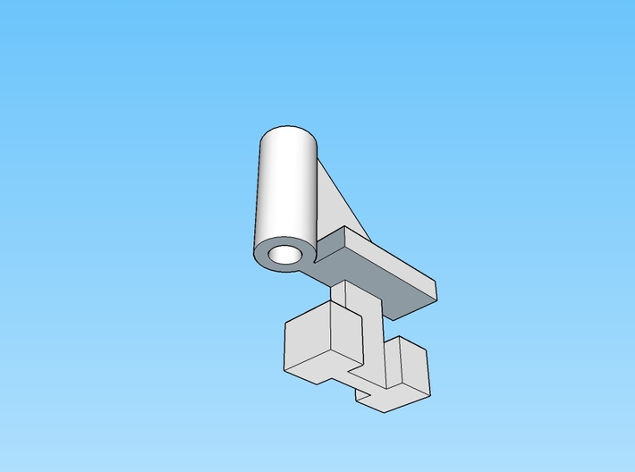 DMIR Bracket-48 Count-HO Scale 3d printed Image of one of the brackets