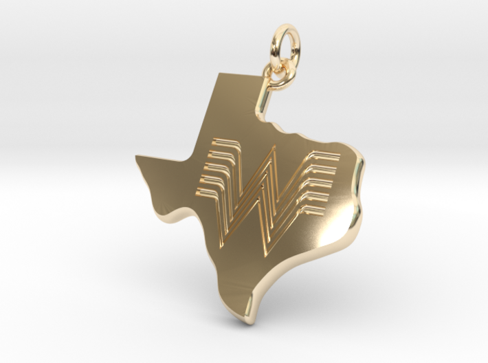 Whataburger Texas Pendant Charm 35mm 3d printed
