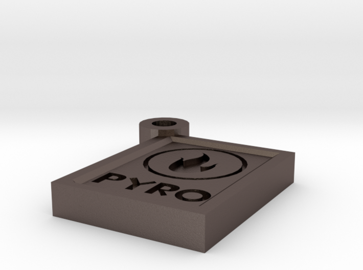 Pyro Badge 3d printed