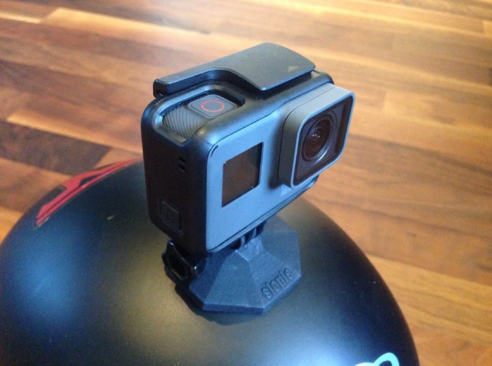 SaHeMo (Safe Helmet Mount for GoPro) 3d printed