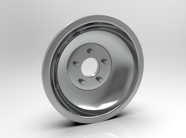 1:8 Front Indy Style Wheel 3d printed Computer Render Shown