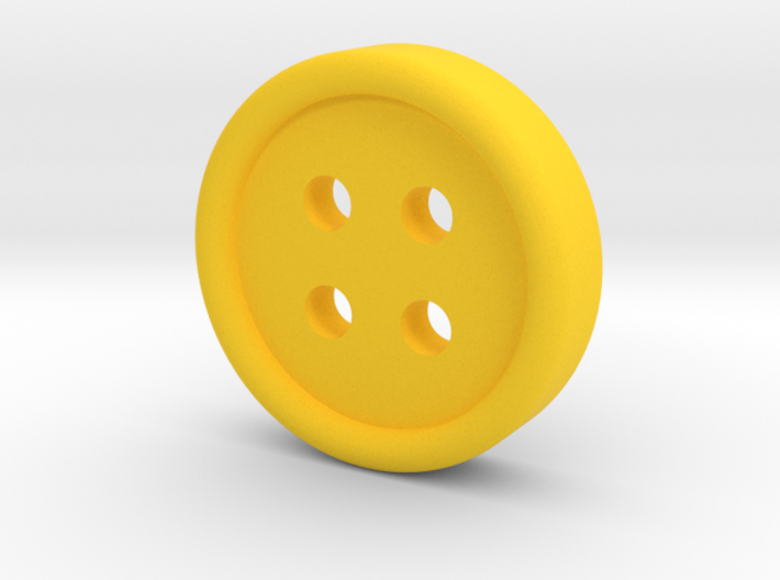 Rounded Sides Button 3d printed
