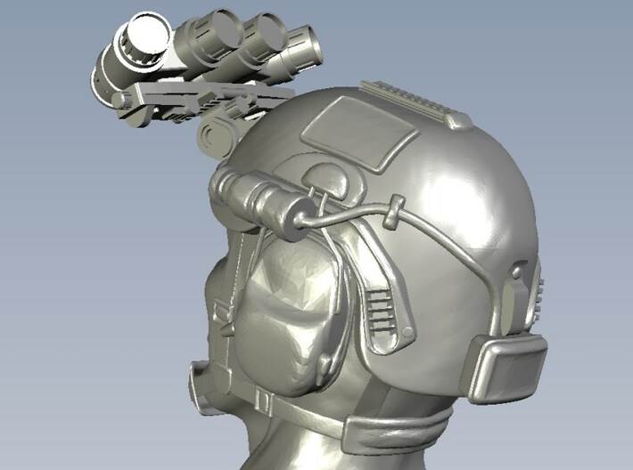 1/50 scale SOCOM operator C helmet & heads x 10 3d printed 