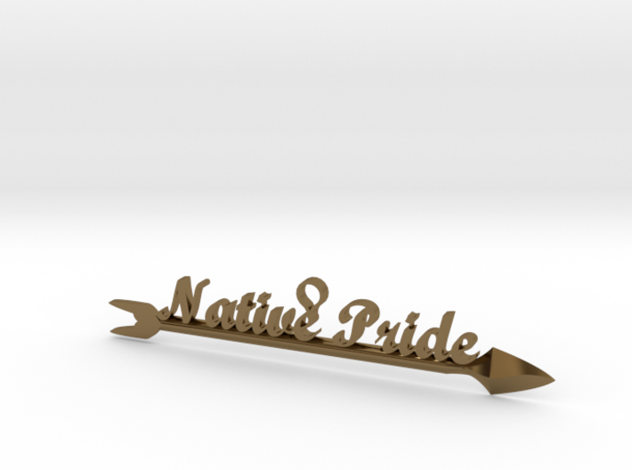 Native Pride Arrow 4 Inch Pendant 3d printed