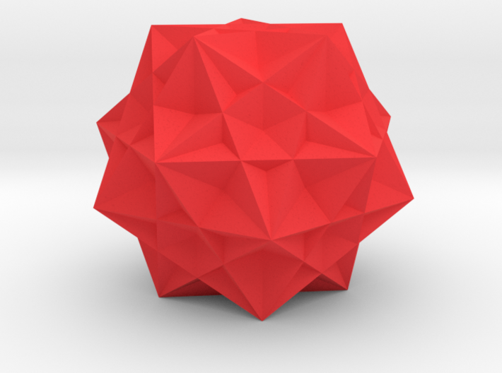 Five cubes inside a dodecahedron 3d printed