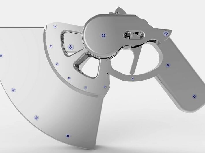 Perfume pistol steel version. 3d printed 