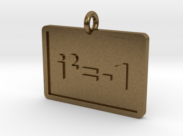 Complex Numbers Pendant 3d printed